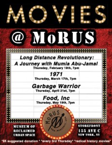 MOVIES @ MoRUS flyer