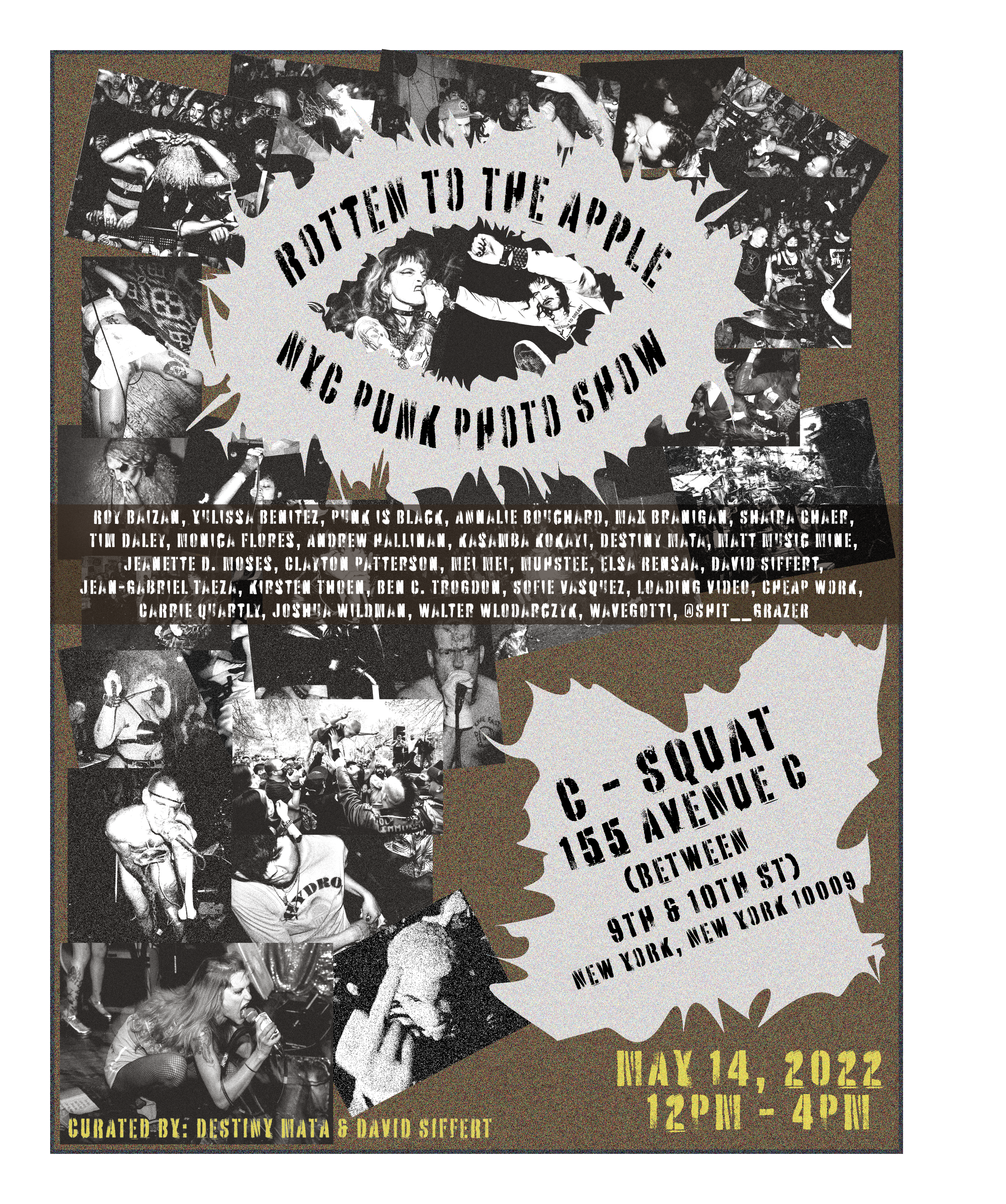 NYC PUNK PHOTO SHOW FLYER